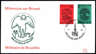 Belgia FDC 1979 Mi 1977-1978 Brussels Millenium