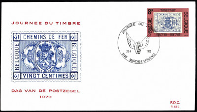 Belgia FDC 1979 Mi 1981 Stamp Day