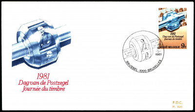 Belgia FDC 1981 Mi 2060 Stamp Day