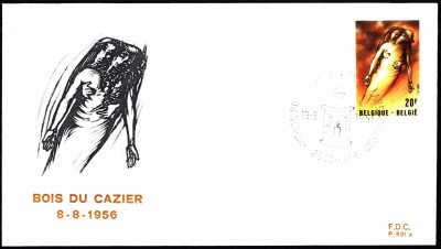Belgia FDC 1981 Mi 2070 Disaster Bois du Cazier