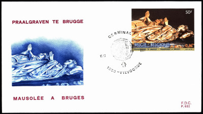 Belgia FDC 1981 Mi 2072 Mausoleum, Brugge