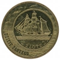 2005 r. 2 zł. Dzieje Złotego Żaglowiec