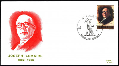 Belgia FDC 1982 Mi 2099 Lemaire, Joseph