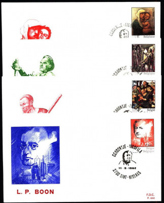 Belgia FDC 1982 Mi 2112-2115 Cultural Anniversaries