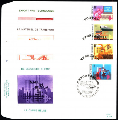 Belgia FDC 1984 Mi 2166-2169 Export