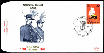 Belgia FDC 1984 Mi 2186 Military school