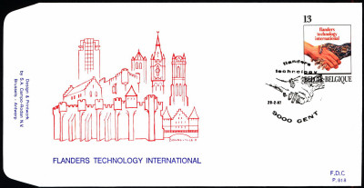 Belgia FDC 1987 Mi 2295 Flanders technology international