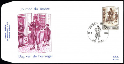 Belgia FDC 1988 Mi 2331 Stamp Day