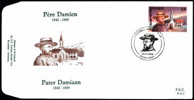 Belgia FDC 1989 Mi 2398 Deveuster, Damian