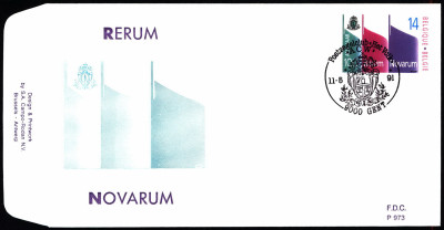 Belgia FDC 1991 Mi 2460 Centenary of Rerum Novarum