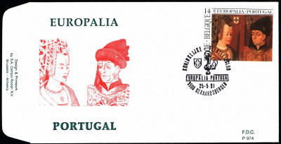 Belgia FDC 1991 Mi 2461 Europalia 91 Portugal Festival