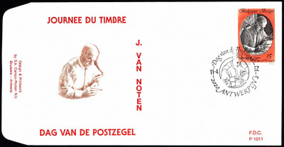 Belgia FDC 1992 Mi 2503 Stamp Day
