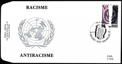Belgia FDC 1992 Mi 2508 Against discrimination