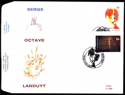 Belgia FDC 1994 Mi 2588-2589 Painters' Designs