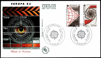 Francja FDC 1983 Mi 2396-2397 Europa (C.E.P.T.)