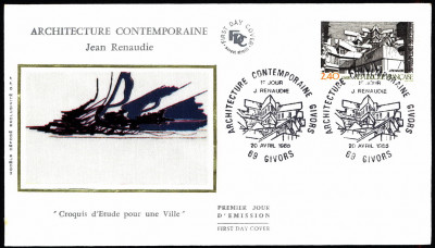 Francja FDC 1985 Mi 2495 Tourism. Cathedral Montpellier
