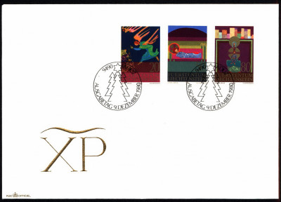 Liechtenstein FDC 1980 Mi 761-763 Christmas