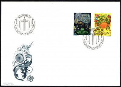 Liechtenstein FDC 1981 Mi 764-765 Europa (C.E.P.T.) Folklore