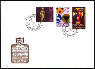 Liechtenstein FDC 1981 Mi 773-775 Anniversaries - Events