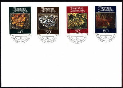 Liechtenstein FDC 1981 Mi 776-79 Mosses and Lichens (2)