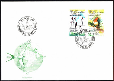 Liechtenstein FDC 1985 Mi 893-894 Europa (C.E.P.T.)