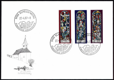 Liechtenstein MF 1987 Mi 720-722 Christmas