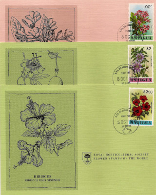 RHS Maximum Card -  Antigua 1978