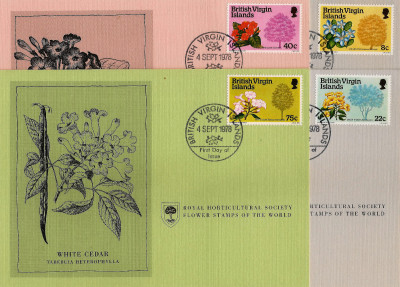 RHS Maximum Card -  British Virgin Islands 1978