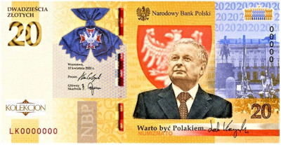 20 zł Kaczyński Lech - banknot