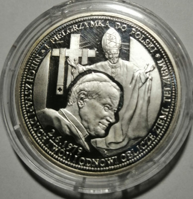 Medal  I pielgrzymka do polski JPII