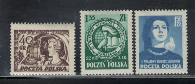 Polska 1953 Fi 673-75 **