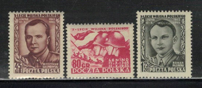 Polska 1953 Fi 680-82 **