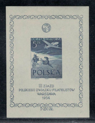 Polska 1954 Fi Blok 13ND gwar. Łaszkiewicz **