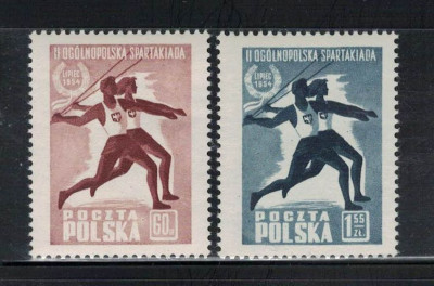 Polska 1954 Fi 721-22 **
