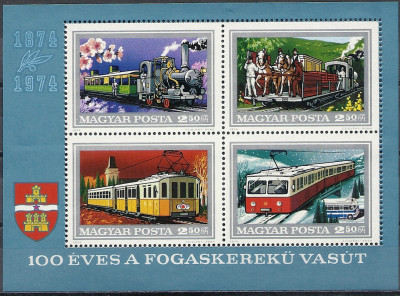 1974 r Węgry Blok 2987 - 2990**