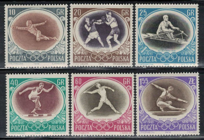 Polska 1956 Fi 843-48 **