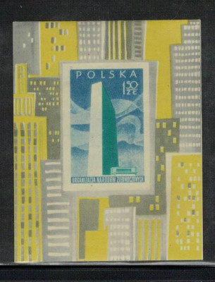 Polska 1956 Fi Blok 19 **