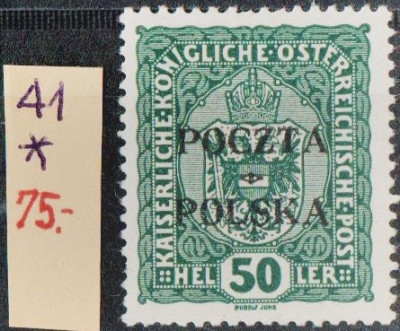 Fi 41 * - 50 halerzy - Wydanie krakowskie - gw. Berbeka