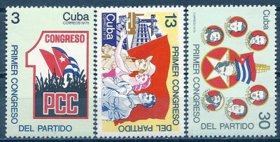 1975 r Kuba Mi 2103 - 2105**