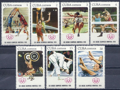 1976 r Kuba Mi 2139 - 2145**