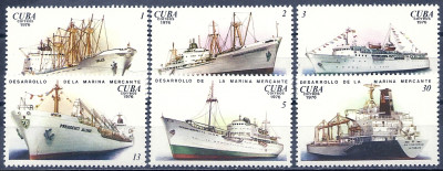 1976 r Kuba Mi 2166 - 2171**