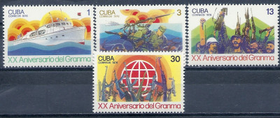 1976 r Kuba Mi 2180 - 2183**