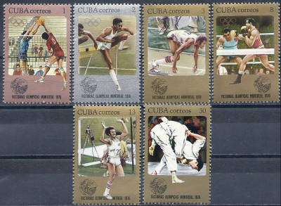 1976 r Kuba Mi 2184 - 2189**
