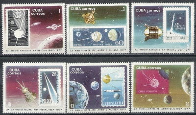 1977 r Kuba Mi 2212 - 2217**