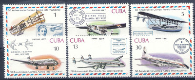 1977 r Kuba Mi 2252 - 2257**