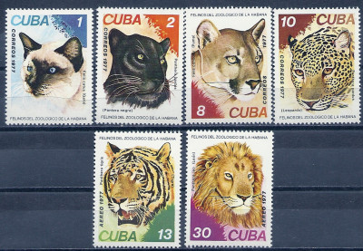 1977 r Kuba Mi 2261 - 2266**