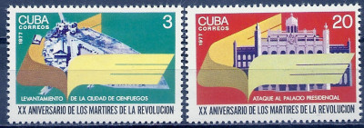 1977 r Kuba Mi 2268 - 2269**