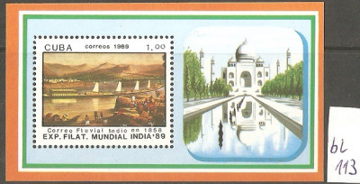 Kuba - Świat. Wyst. Filat. Indie89