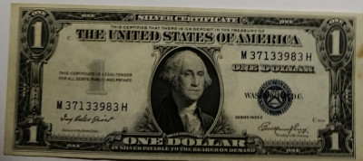 Banknot  jeden dolar USA