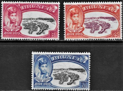 BRUNEI 1949 MNH**-kompletna seria! GRATIS WYSYŁKA!